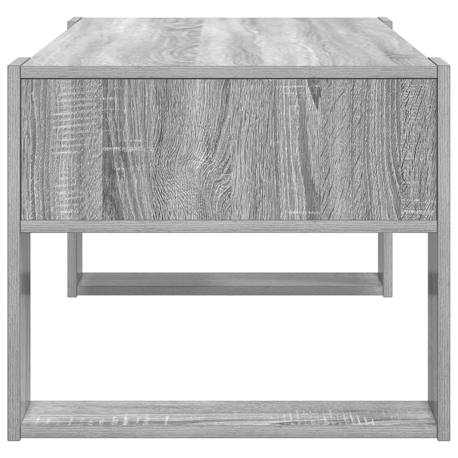 vidaXL Couchtisch Graues Sonoma 92 x 53 x 45 cm Holzwerkstoff