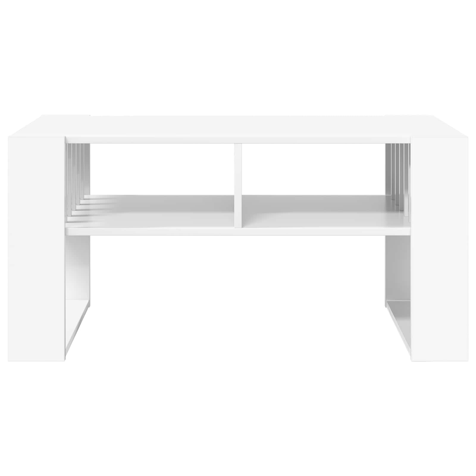 vidaXL Couchtisch Weiß 92 x 49,5 x 45 cm Holzwerkstoff