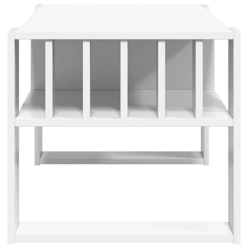 vidaXL Couchtisch Weiß 92 x 49,5 x 45 cm Holzwerkstoff