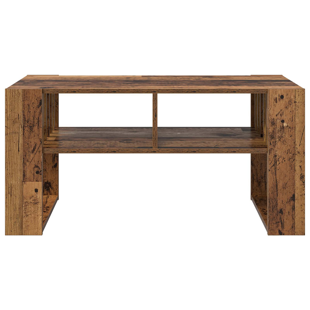 vidaXL Couchtisch Altholz 92 x 49,5 x 45 cm Holzwerkstoff
