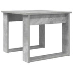 vidaXL Kaffeetisch Set 2 pcs Beton Grau Holzwerkstoff