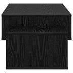 vidaXL Couchtisch Schwarz Eichen-Optik 105 x 50 x 32,5 cm