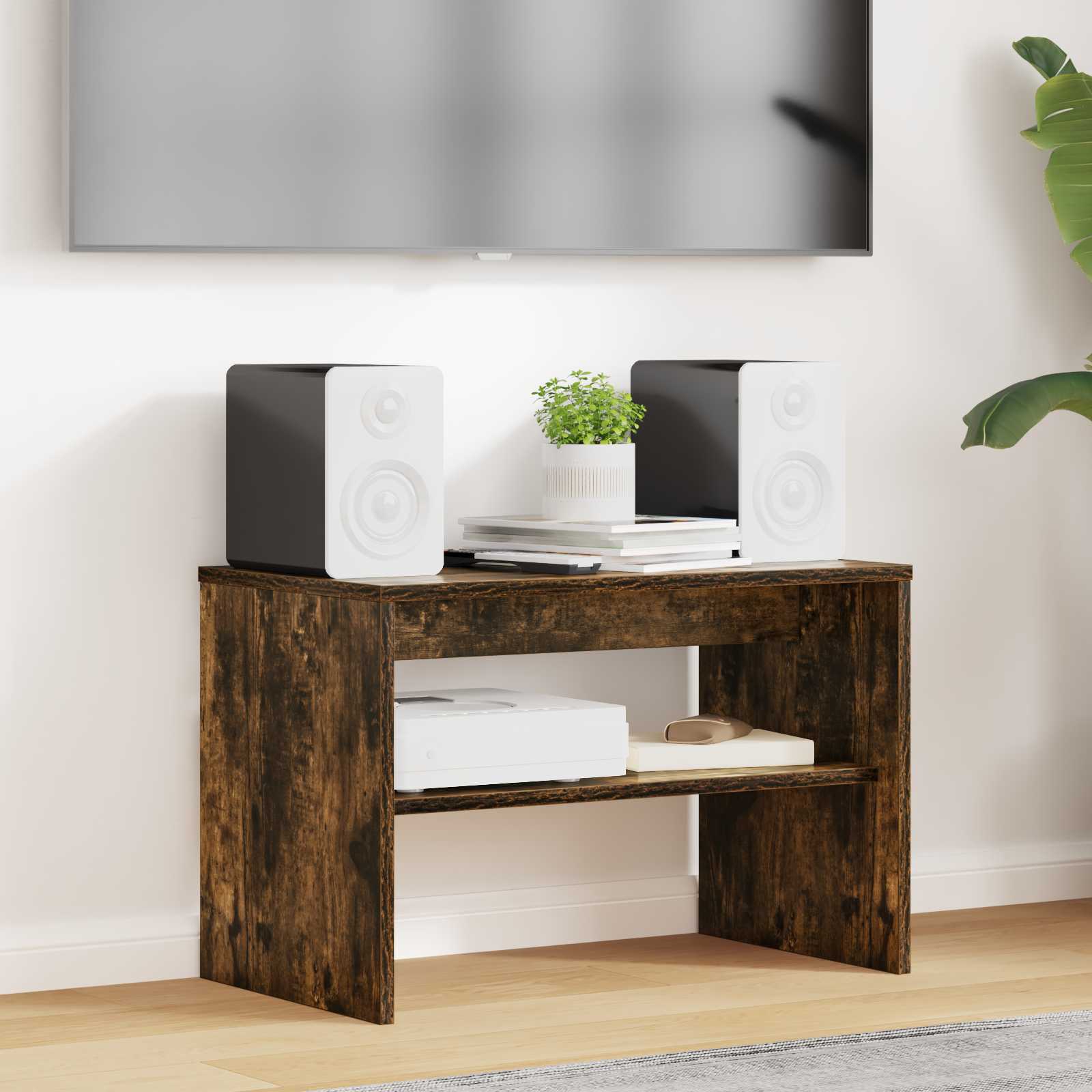vidaXL TV-Schränk Geräucherte Eiche 60 x 35 x 40 cm Holzwerkstoff