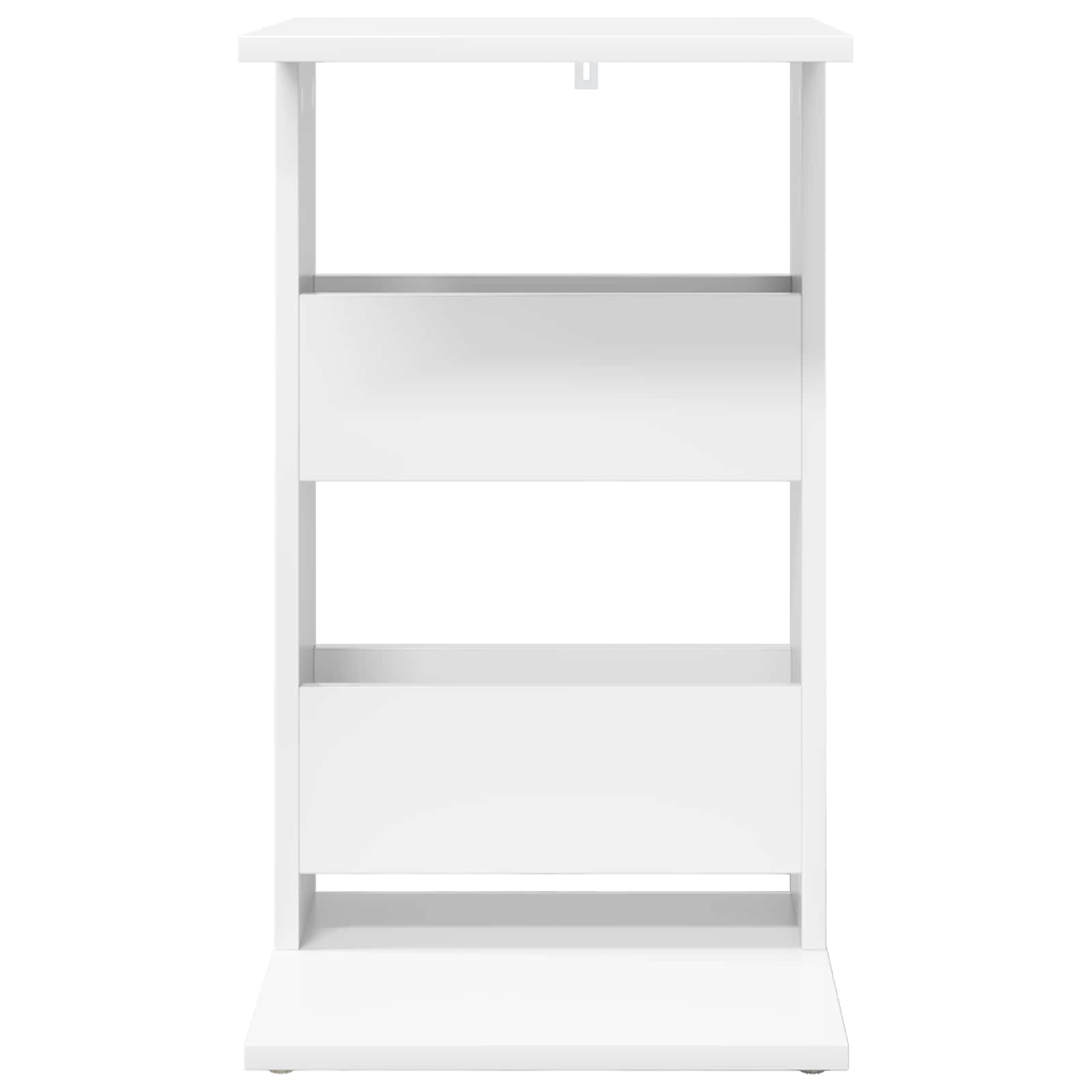 vidaXL Beistelltisch Weiß 40 x 35 x 60,5 cm Holzwerkstoff