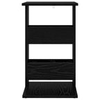 vidaXL Beistelltisch Schwarz Eichen-Optik 40 x 35 x 60,5 cm