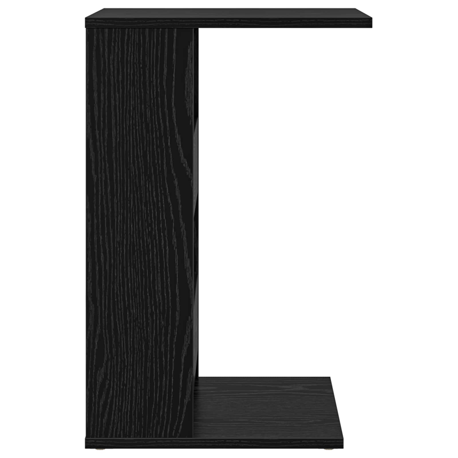 vidaXL Beistelltisch Schwarz Eichen-Optik 40 x 35 x 60,5 cm