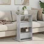 vidaXL Beistelltisch Beton Grau 40 x 35 x 60,5 cm Holzwerkstoff
