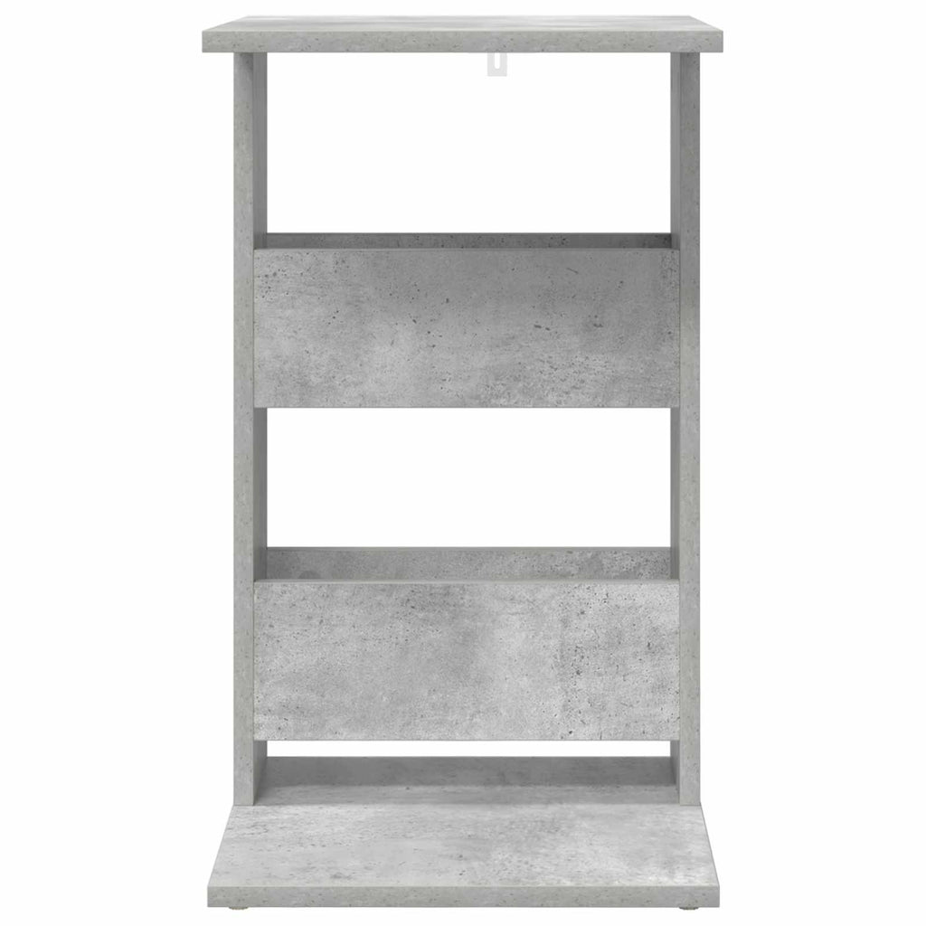 vidaXL Beistelltisch Beton Grau 40 x 35 x 60,5 cm Holzwerkstoff