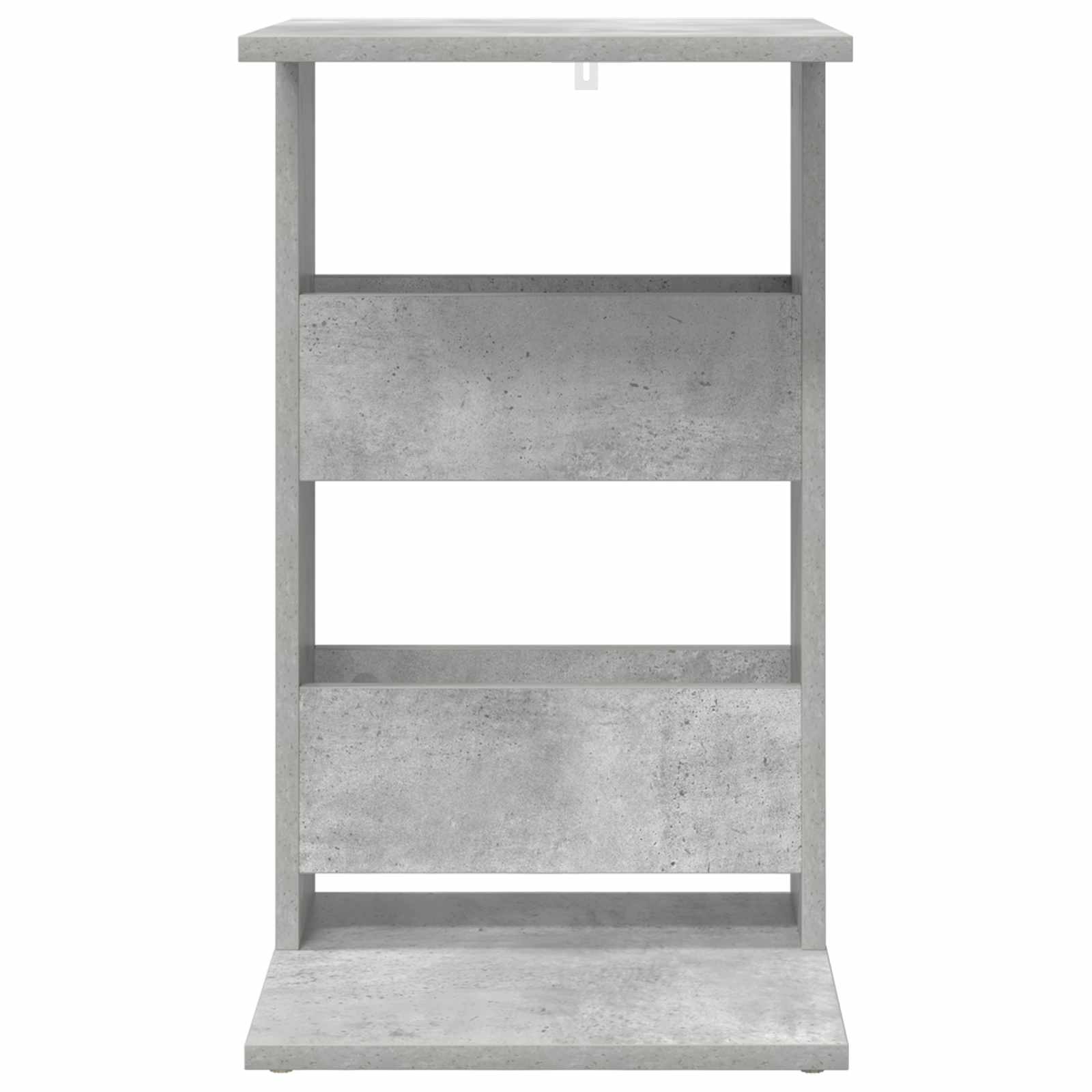 vidaXL Beistelltisch Beton Grau 40 x 35 x 60,5 cm Holzwerkstoff