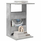 vidaXL Beistelltisch Beton Grau 40 x 35 x 60,5 cm Holzwerkstoff