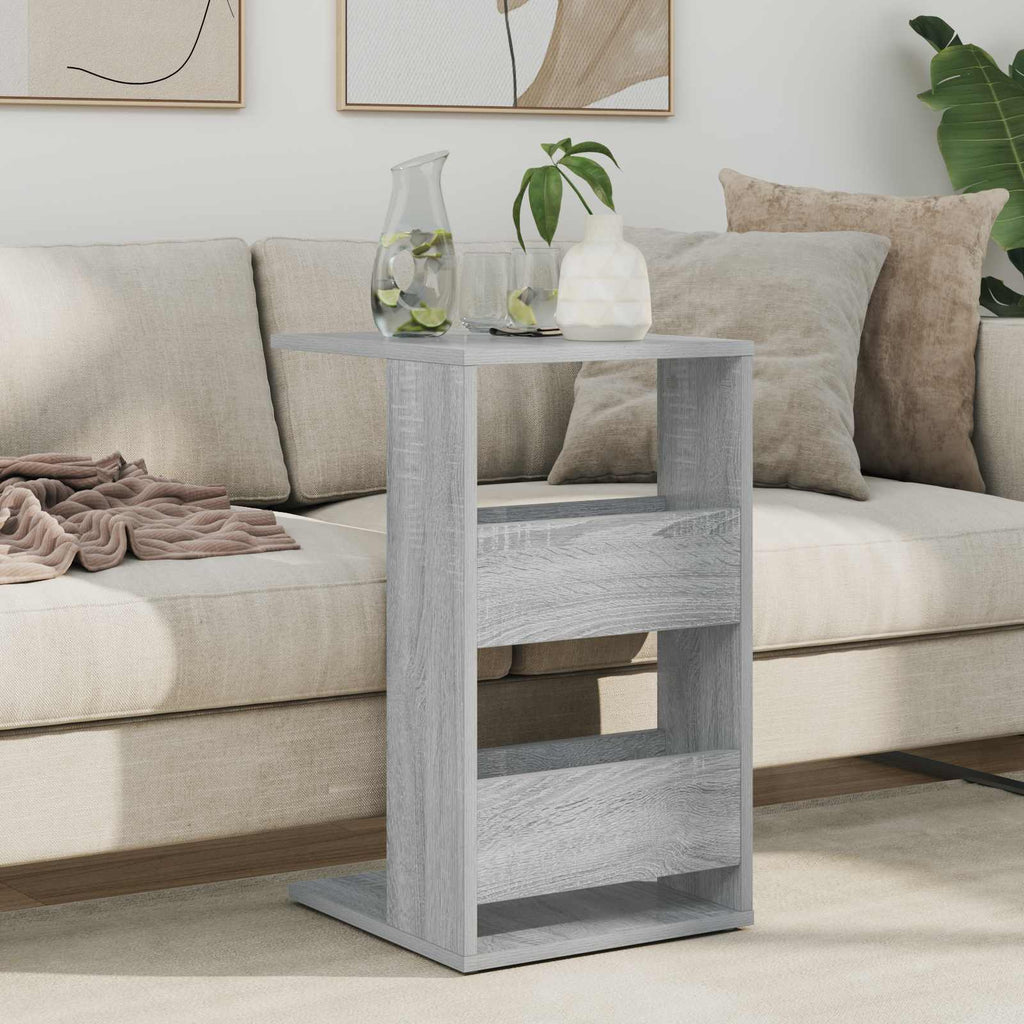 vidaXL Beistelltisch Graues Sonoma 40 x 35 x 60,5 cm Holzwerkstoff