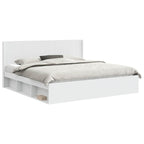 vidaXL Bettgestell mit Stauraum und Kopfteil 3 pcs Holzwerkstoff