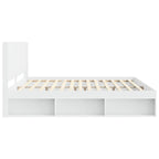 vidaXL Bettgestell mit Stauraum und Kopfteil 3 pcs Holzwerkstoff