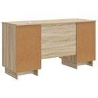 vidaXL Schreibtisch Sonoma-Eiche Holzwerkstoff 142,5 x 50 x 75 cm