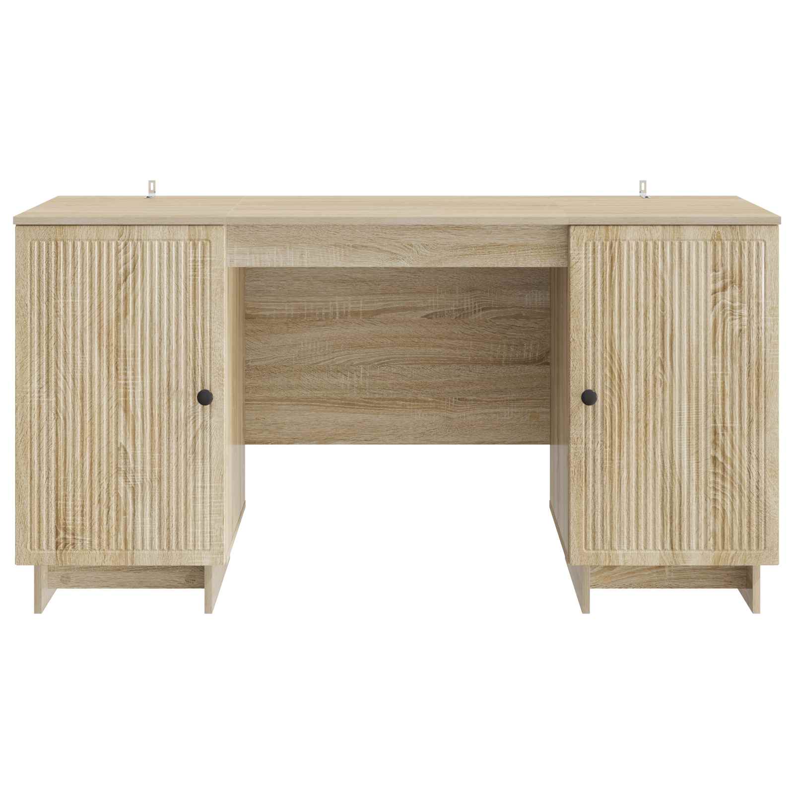 vidaXL Schreibtisch Sonoma-Eiche Holzwerkstoff 142,5 x 50 x 75 cm