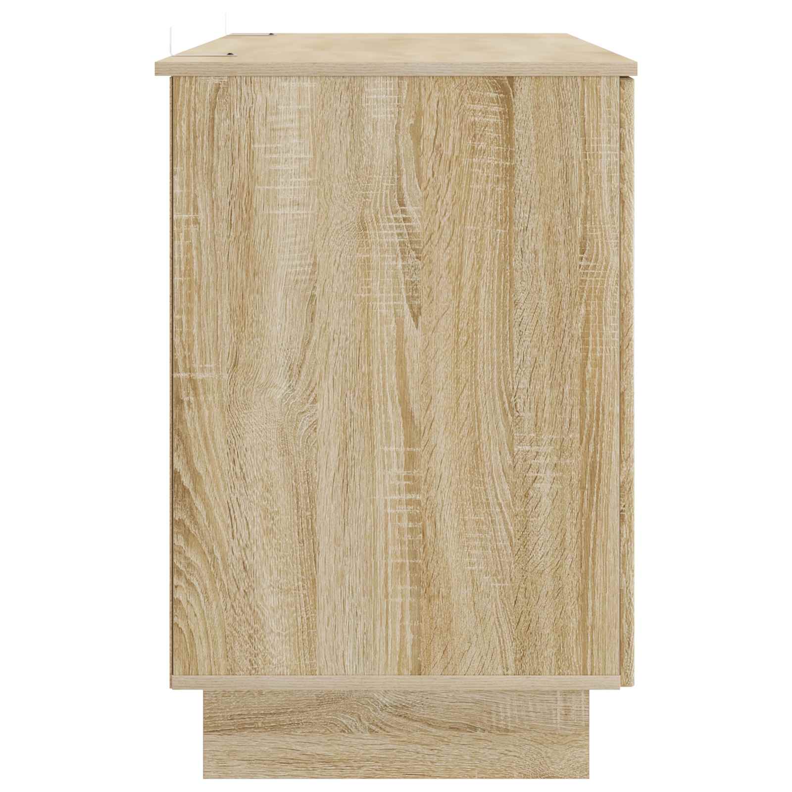 vidaXL Schreibtisch Sonoma-Eiche Holzwerkstoff 142,5 x 50 x 75 cm