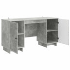 vidaXL Schreibtisch Betongrau Holzwerkstoff 142,5 x 50 x 75 cm