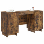 vidaXL Schreibtisch Geräucherte Eiche Holzwerkstoff 142,5 x 50 x 75 cm