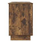 vidaXL Schreibtisch Geräucherte Eiche Holzwerkstoff 142,5 x 50 x 75 cm
