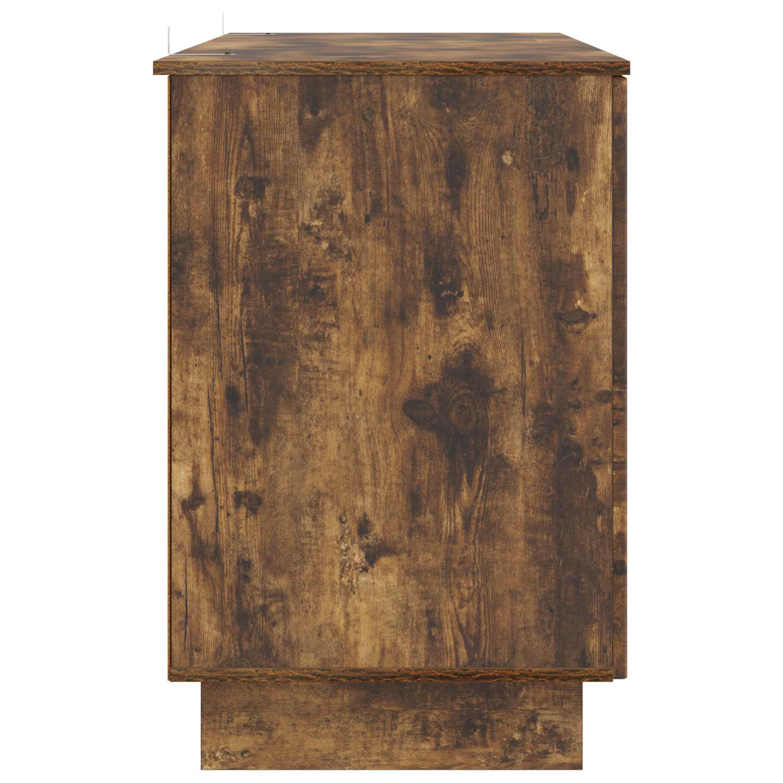 vidaXL Schreibtisch Geräucherte Eiche Holzwerkstoff 142,5 x 50 x 75 cm
