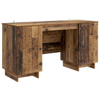 vidaXL Schreibtisch Altholz Holzwerkstoff 142,5 x 50 x 75 cm