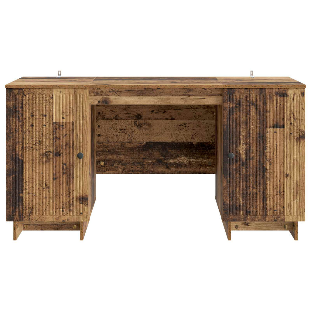 vidaXL Schreibtisch Altholz Holzwerkstoff 142,5 x 50 x 75 cm