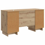 vidaXL Schreibtisch Artisan-Eiche Holzwerkstoff 142,5 x 50 x 75 cm