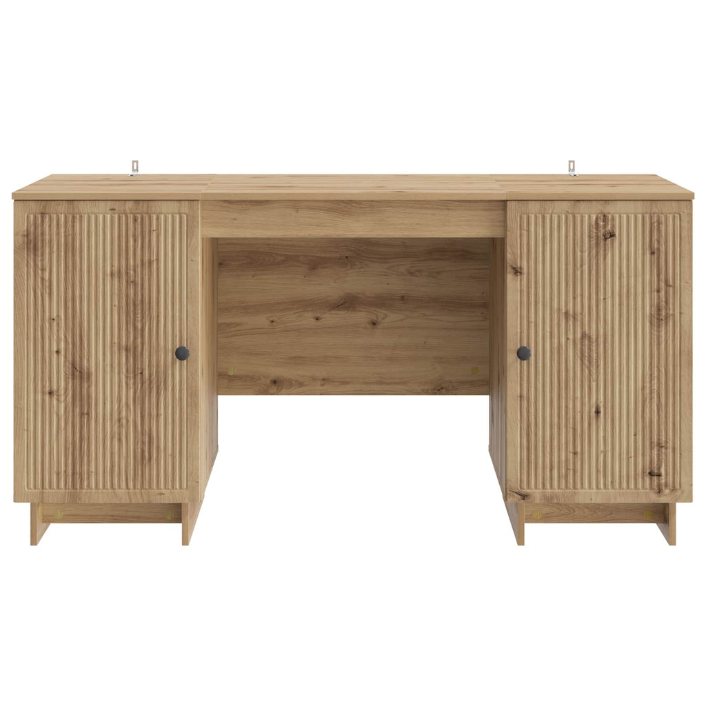 vidaXL Schreibtisch Artisan-Eiche Holzwerkstoff 142,5 x 50 x 75 cm