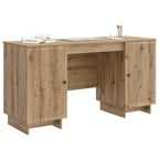 vidaXL Schreibtisch Artisan-Eiche Holzwerkstoff 142,5 x 50 x 75 cm