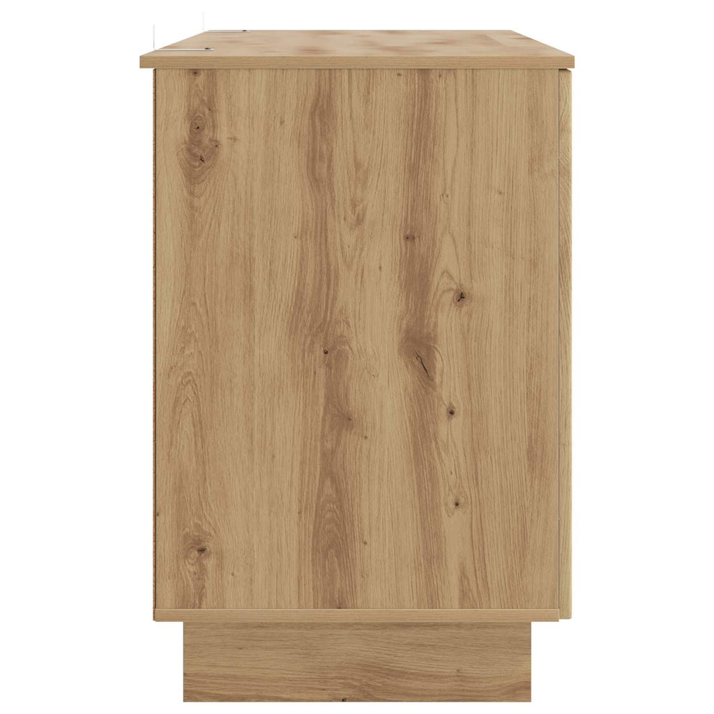 vidaXL Schreibtisch Artisan-Eiche Holzwerkstoff 142,5 x 50 x 75 cm