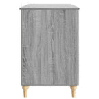 vidaXL Schreibtisch Graues Sonoma 142,5 x 50 x 75 cm Holzwerkstoff