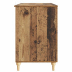 vidaXL Schreibtisch mit Regal Altholz 142,5 x 50 x 75 cm Holzwerkstoff