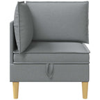 vidaXL Sofa mit Stauraum Stoff
