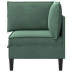 vidaXL Sofa mit Stauraum Meergrün Samt
