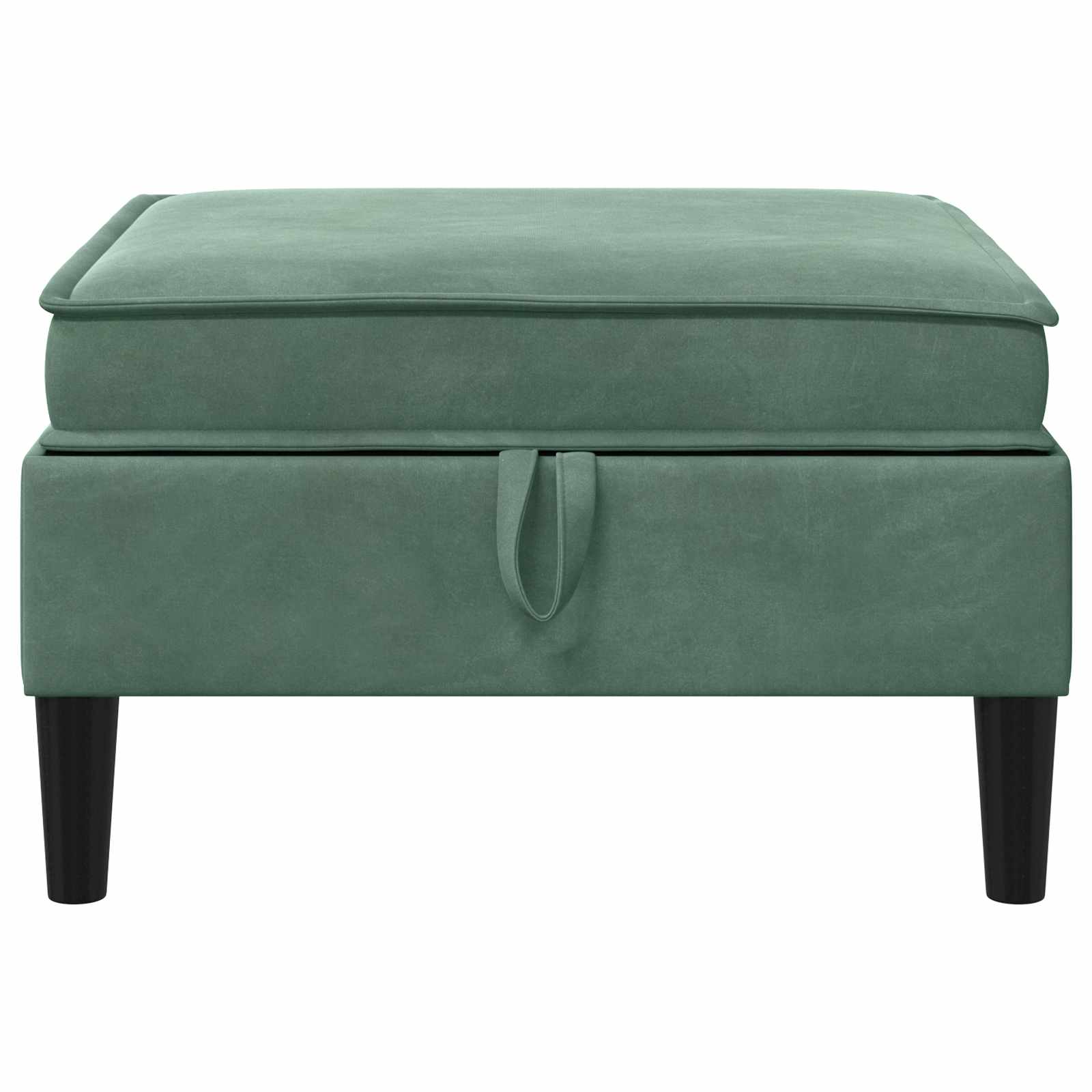 vidaXL Sofa-Hocker mit Stauraum Meergrün Samt