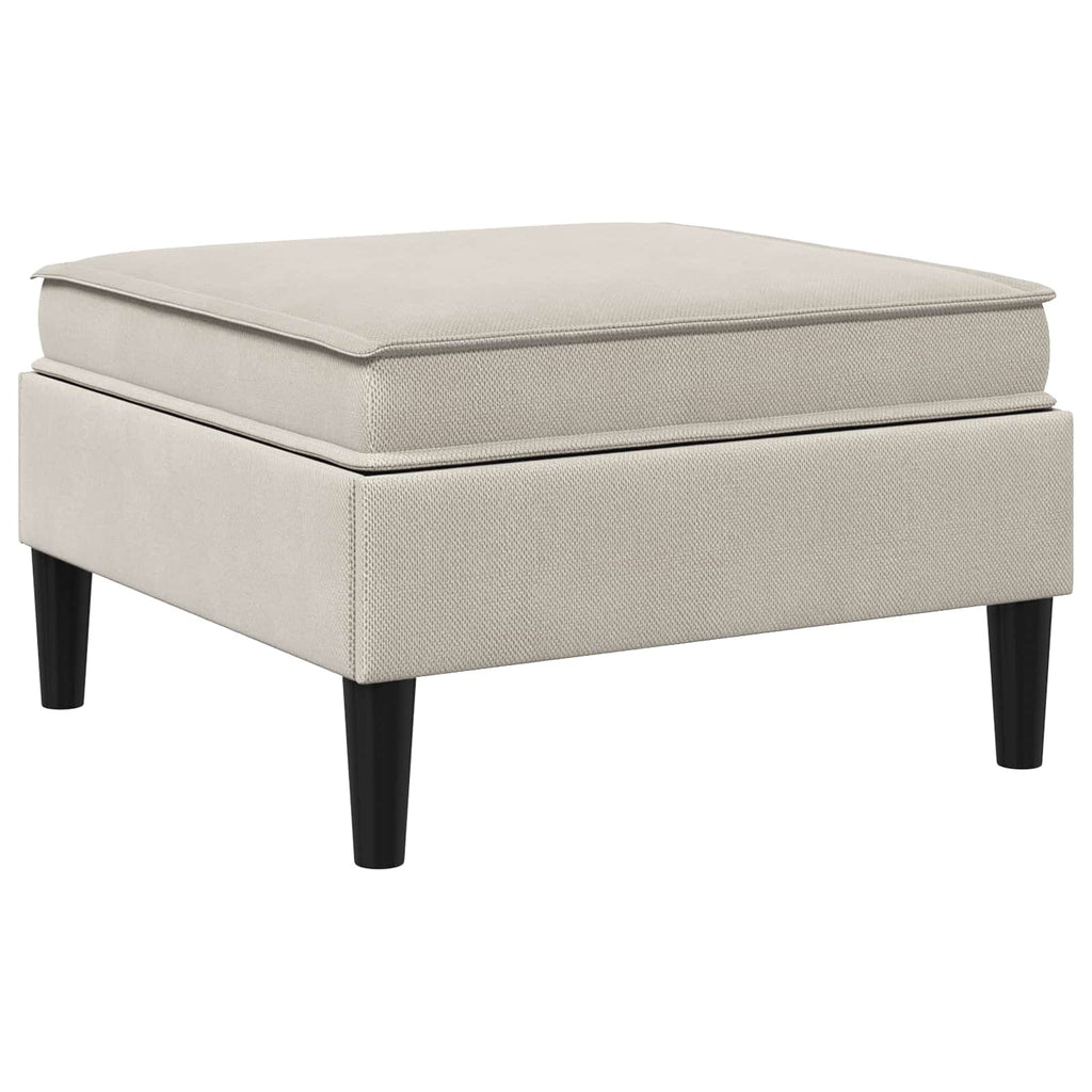 vidaXL Sofa-Hocker mit Stauraum Hafer Samt