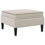 vidaXL Sofa-Hocker mit Stauraum Hafer Samt