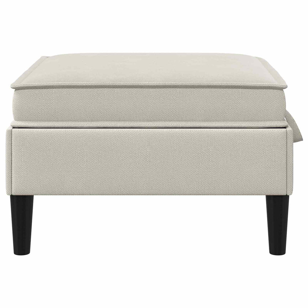 vidaXL Sofa-Hocker mit Stauraum Hafer Samt
