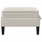 vidaXL Sofa-Hocker mit Stauraum Hafer Samt