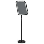 vidaXL Messestände Schwarz 30 x 25 x 128 cm Aluminium