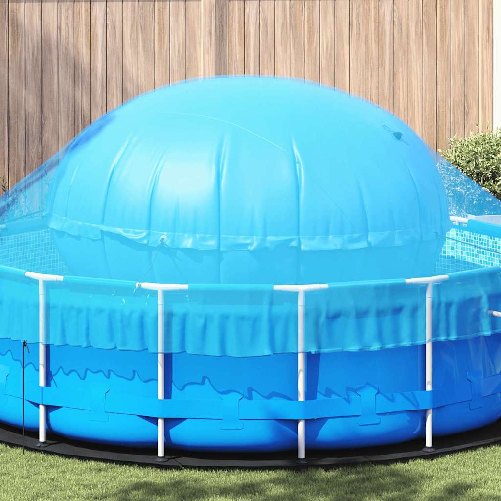 vidaXL Winter Pool Kissen Blau Ø 220 x 140 cm PVC