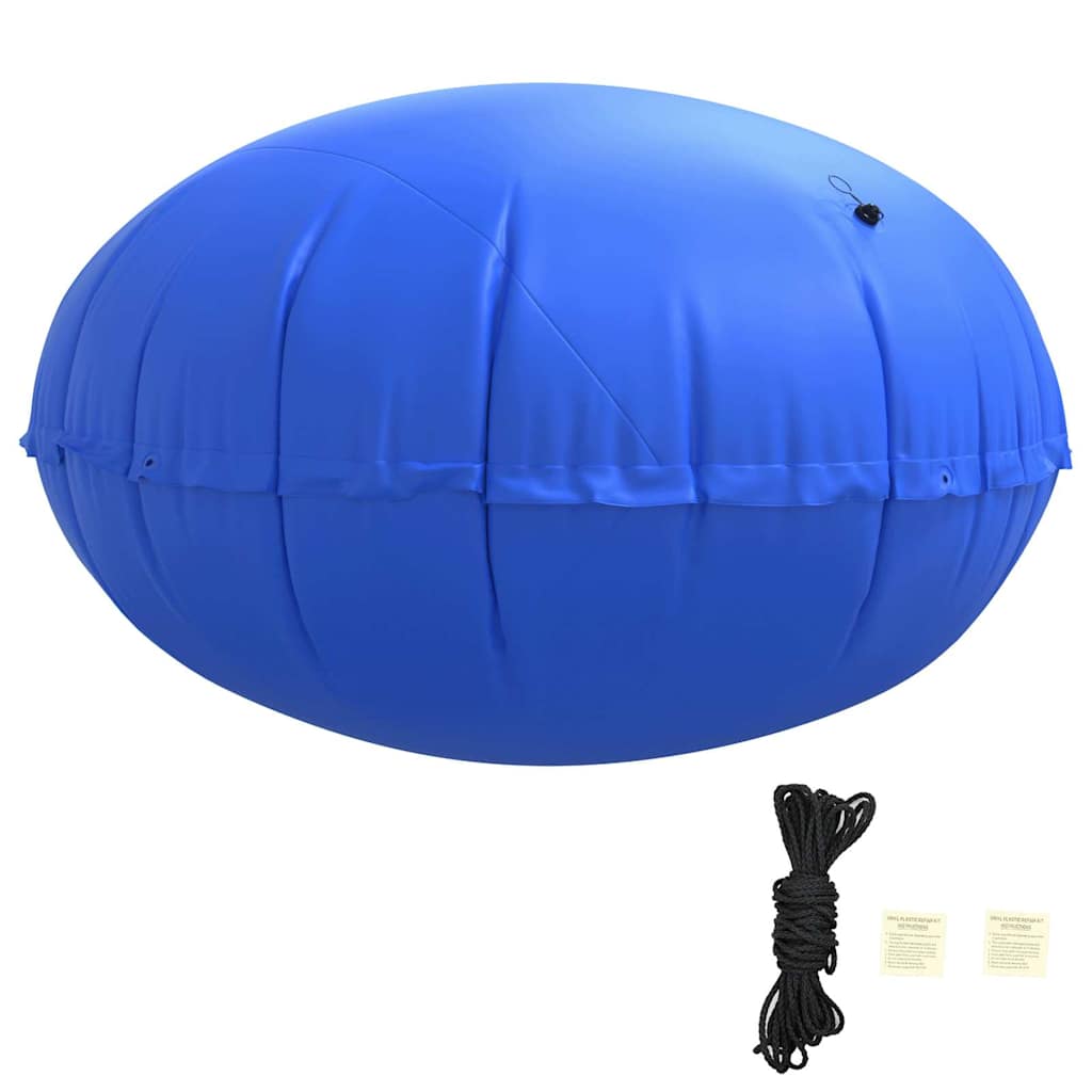 vidaXL Winter Pool Kissen Blau Ø 220 x 140 cm PVC
