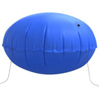 vidaXL Winter Pool Kissen Blau Ø 220 x 140 cm PVC