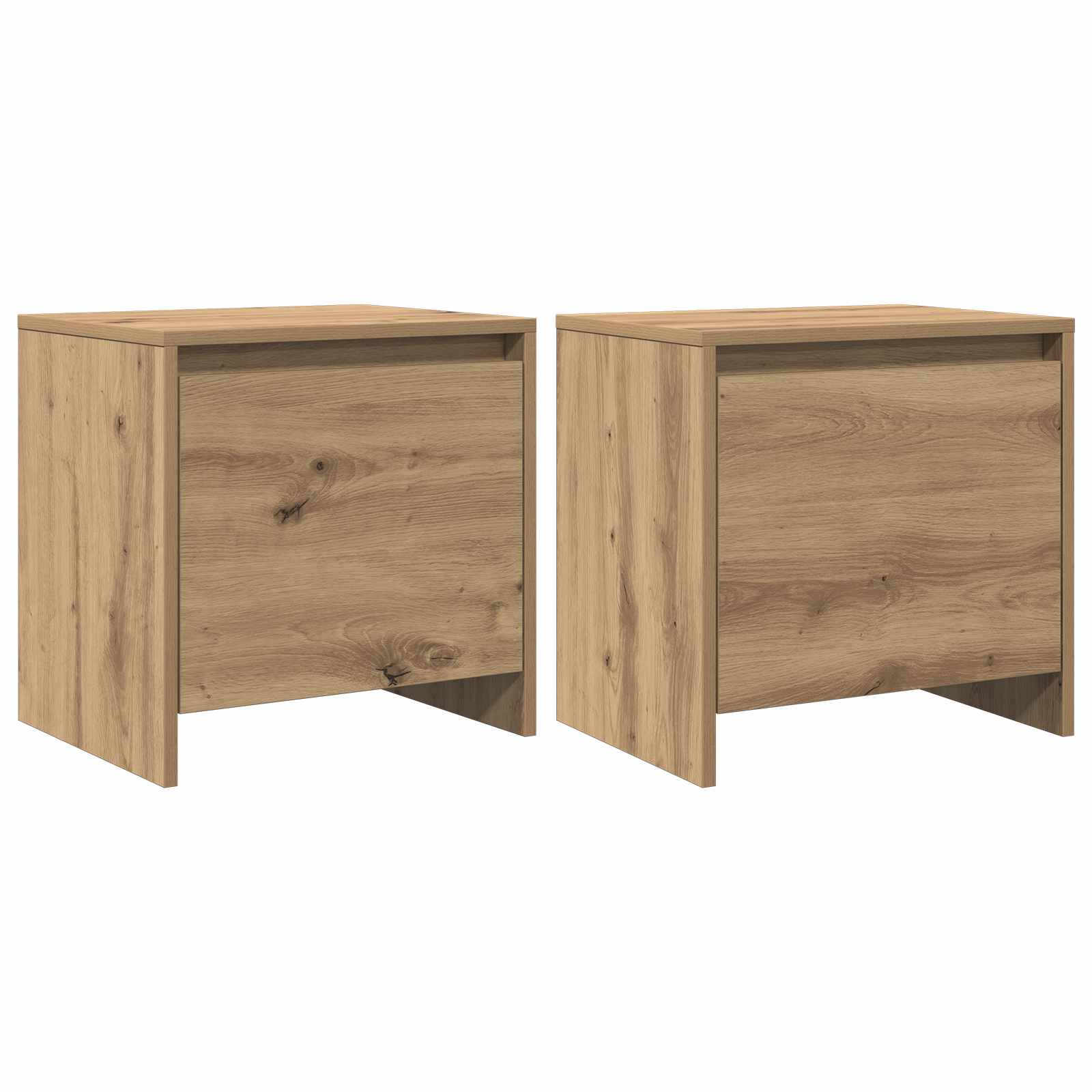 vidaXL Nachttisch Kunsthandwerk Eiche 45 x 34 x 44,5 cm Holzwerkstoff
