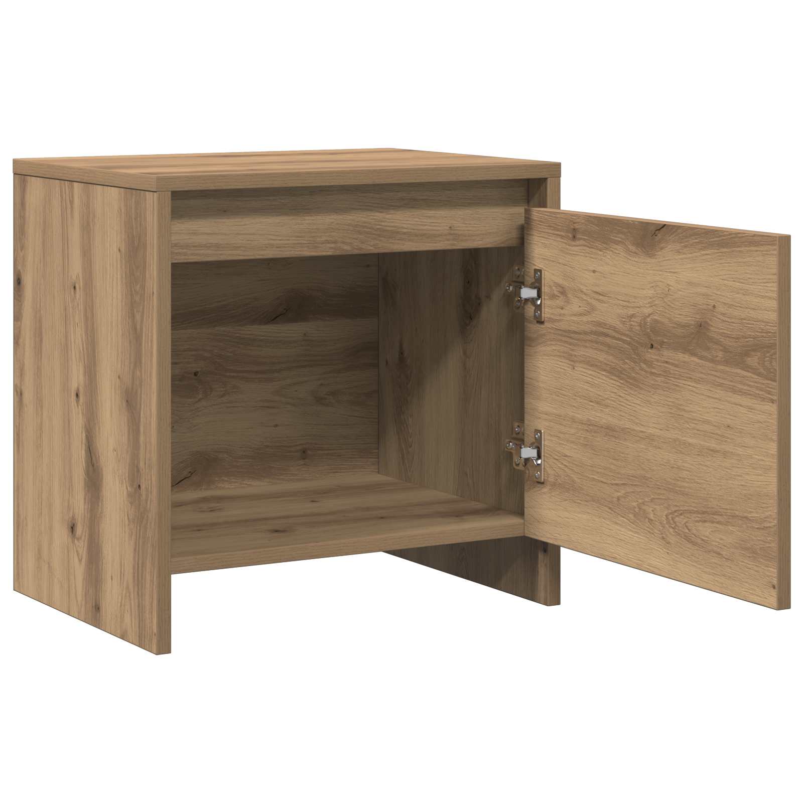 vidaXL Nachttisch Kunsthandwerk Eiche 45 x 34 x 44,5 cm Holzwerkstoff