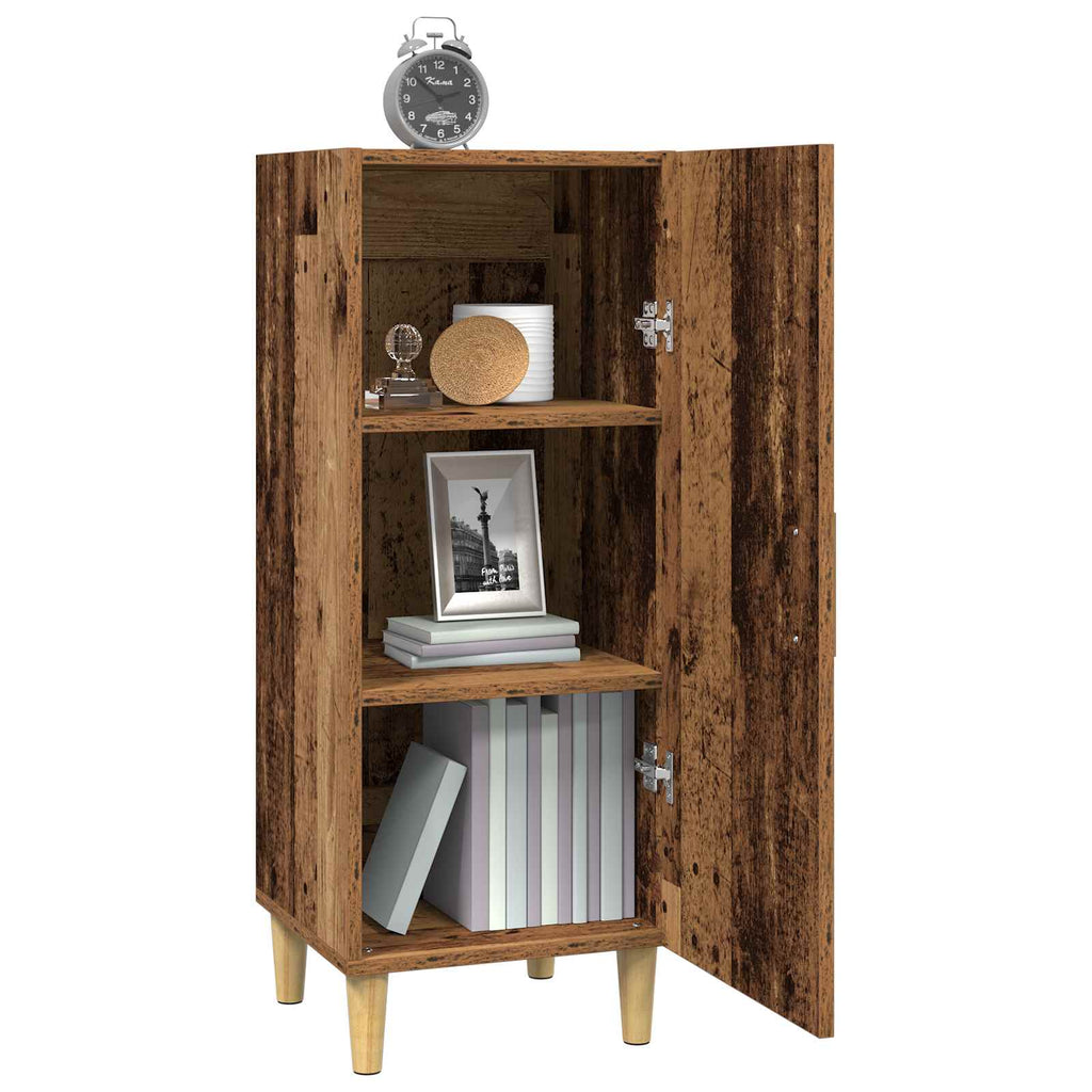 vidaXL Sideboard Altholz 34,5 x 34 x 90 cm Holzwerkstoff
