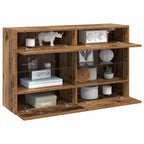 vidaXL TV-Wandschrank Altholz 98,5 x 30 x 60,5 cm Holzwerkstoff