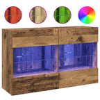 vidaXL TV-Wandschrank Altholz 98,5 x 30 x 60,5 cm Holzwerkstoff
