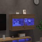 vidaXL TV-Wandschrank Artisan-Eiche 98,5 x 30 x 60,5 cm Holzwerkstoff