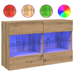vidaXL TV-Wandschrank Artisan-Eiche 98,5 x 30 x 60,5 cm Holzwerkstoff